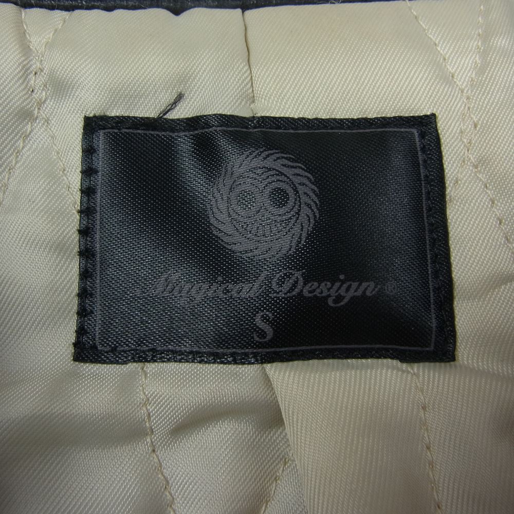 Magical Design マジカルデザイン MG-60 レザー コットン ジャケット ブラック系 S【中古】