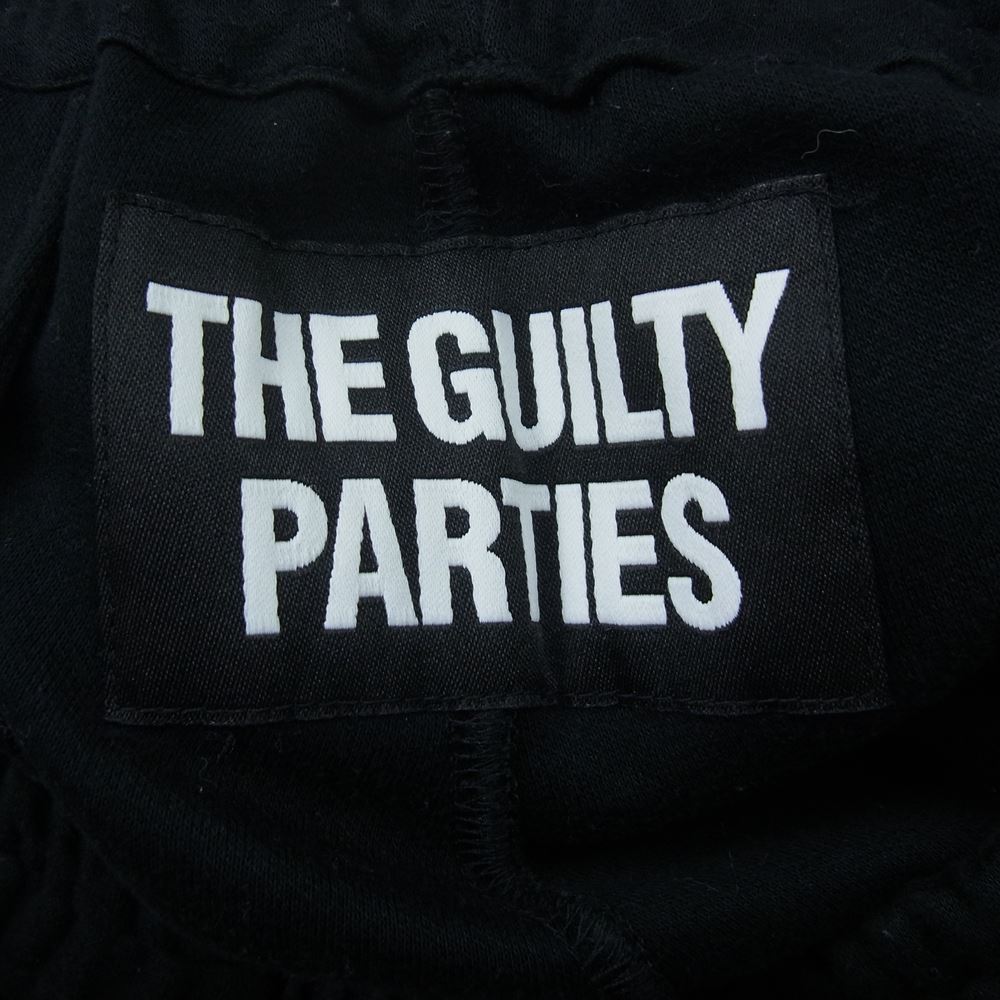 WACKO MARIA ワコマリア GUILTY PARTIES ワッペン スウェット パンツ ブラック系 S【中古】