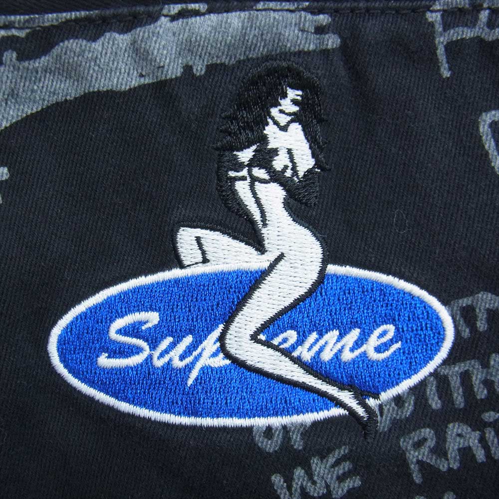 Supreme シュプリーム 23SS × Gonz Poems Chino Pant Black SIZE 30 ゴンズ ポウム チノー パンツ ブラック系 30【極上美品】【中古】