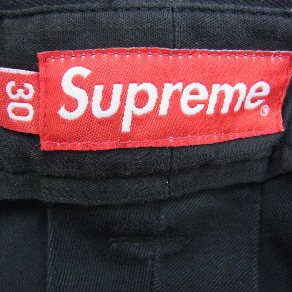 Supreme シュプリーム 23SS × Gonz Poems Chino Pant Black SIZE 30 ゴンズ ポウム チノー パンツ ブラック系 30【極上美品】【中古】