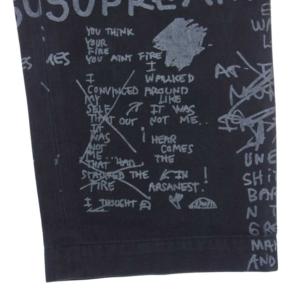 Supreme シュプリーム 23SS × Gonz Poems Chino Pant Black SIZE 30 ゴンズ ポウム チノー パンツ ブラック系 30【極上美品】【中古】