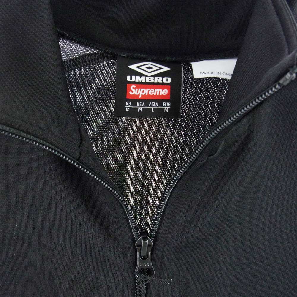 Supreme シュプリーム 23SS × Umbro Snap Sleeve Jacket Black  アンブロ スナップ スリーブ ジャケット M ブラック系 M ASIA L【新古品】【未使用】【中古】