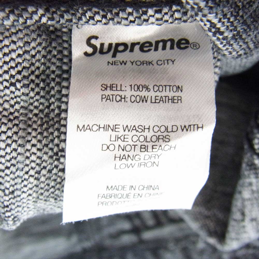 Supreme シュプリーム 23SS Archive Denim Jacquard Trucker Jacket Black Medium ジャガード トラッカー デニムジャケット  ブラック系 M【新古品】【未使用】【中古】