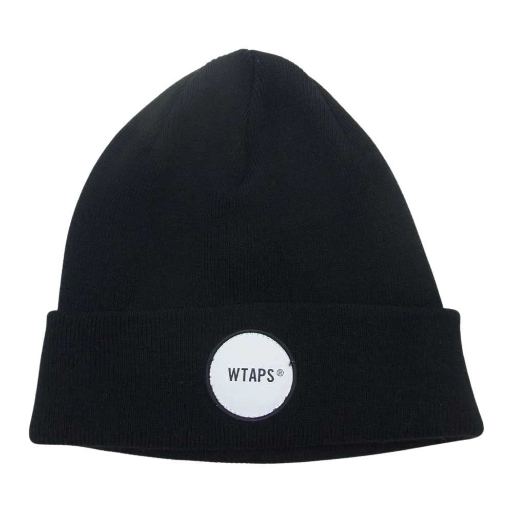 WTAPS ダブルタップス 20SS 201MADT-HT03 ビーニー BEANIE ニット帽 ワッペン ブラック系【美品】【中古】