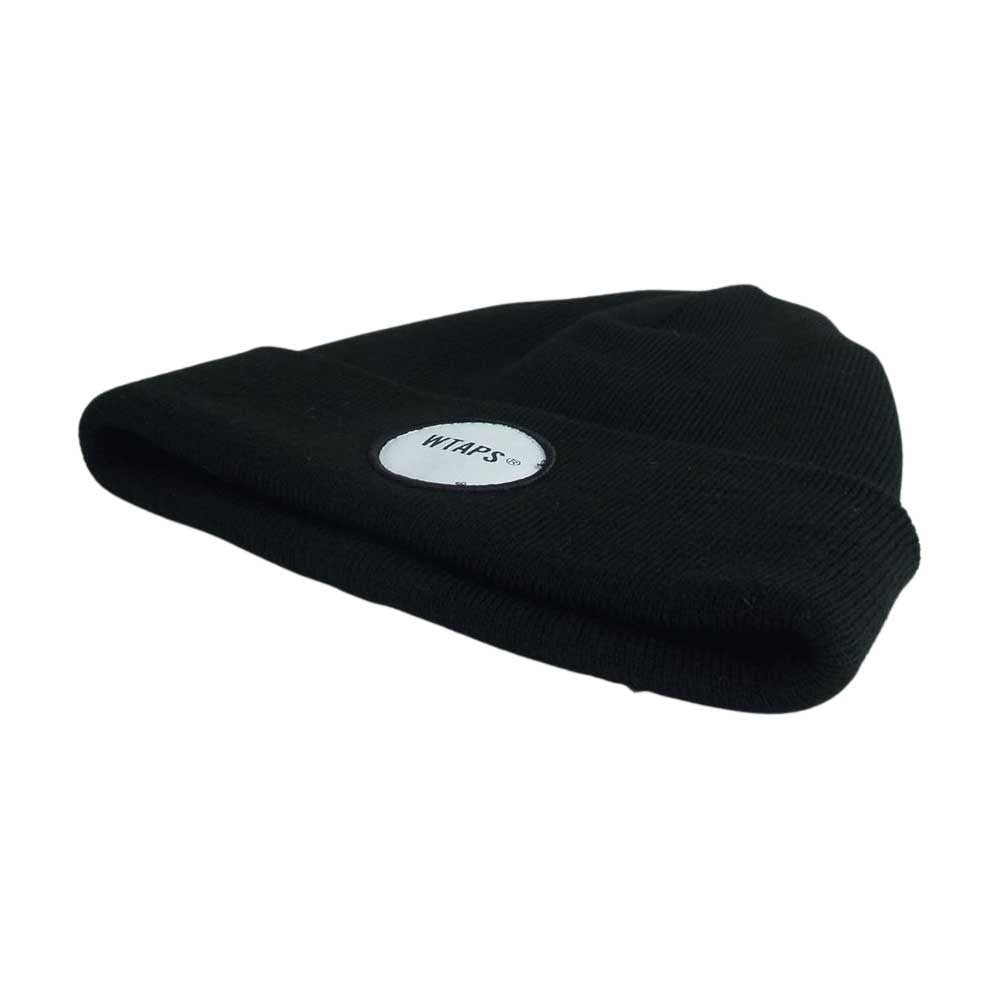 WTAPS ダブルタップス 20SS 201MADT-HT03 ビーニー BEANIE ニット帽 ワッペン ブラック系【美品】【中古】