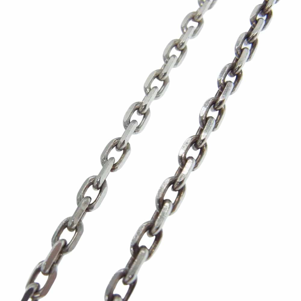 ワシミタロウ 鷲見太郎 ギャランティカード付属 K18 頭金イーグル ネックレス チェーン シルバー系【中古】