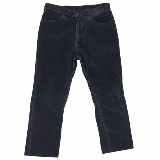 Levi's リーバイス SF-207 80s 519 TALON42 ZIP タロン ジップ W32 L32 コーデュロイ 白タブ ブラック系 32【中古】