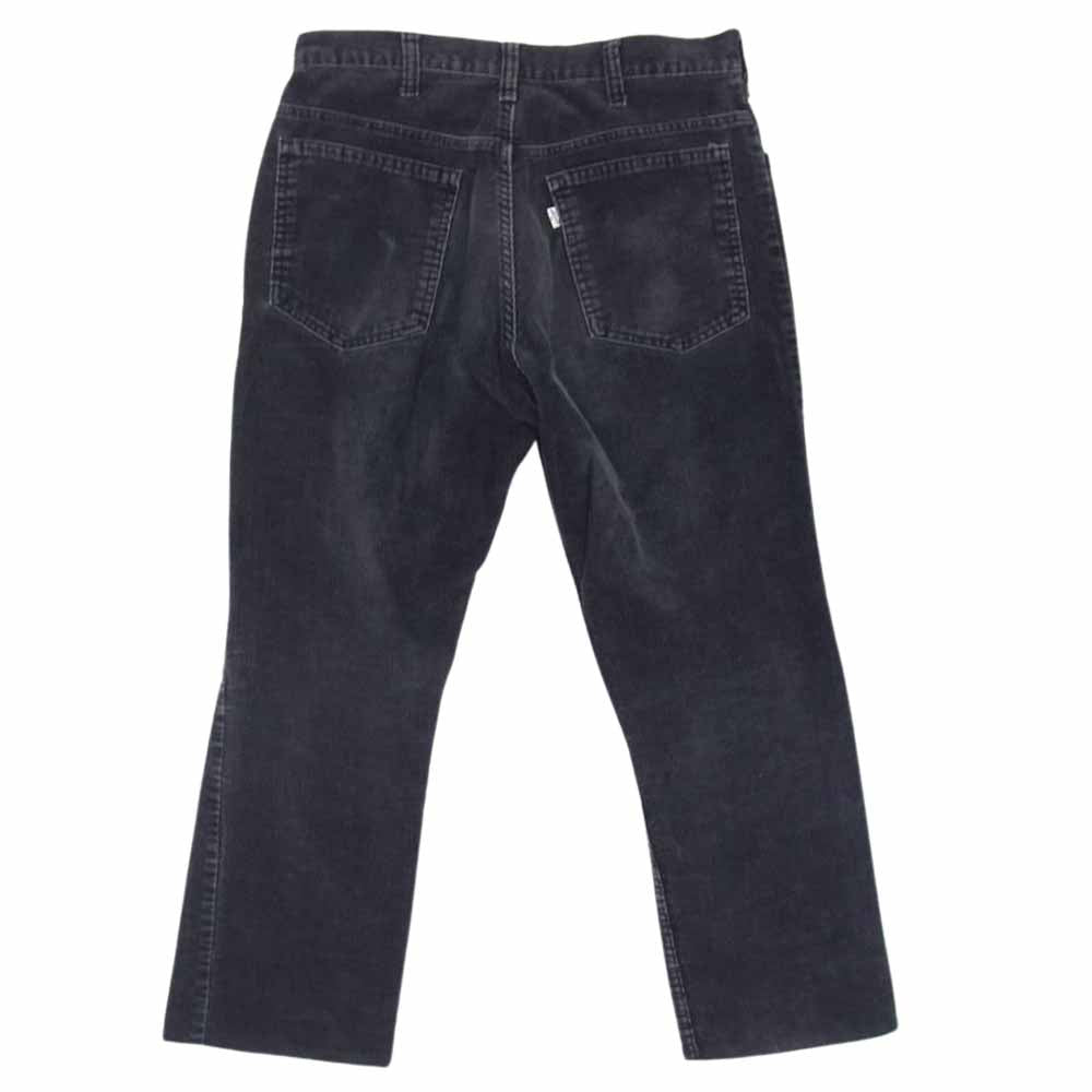 Levi's リーバイス SF-207 80s 519 TALON42 ZIP タロン ジップ W32 L32 コーデュロイ 白タブ ブラック系 32【中古】
