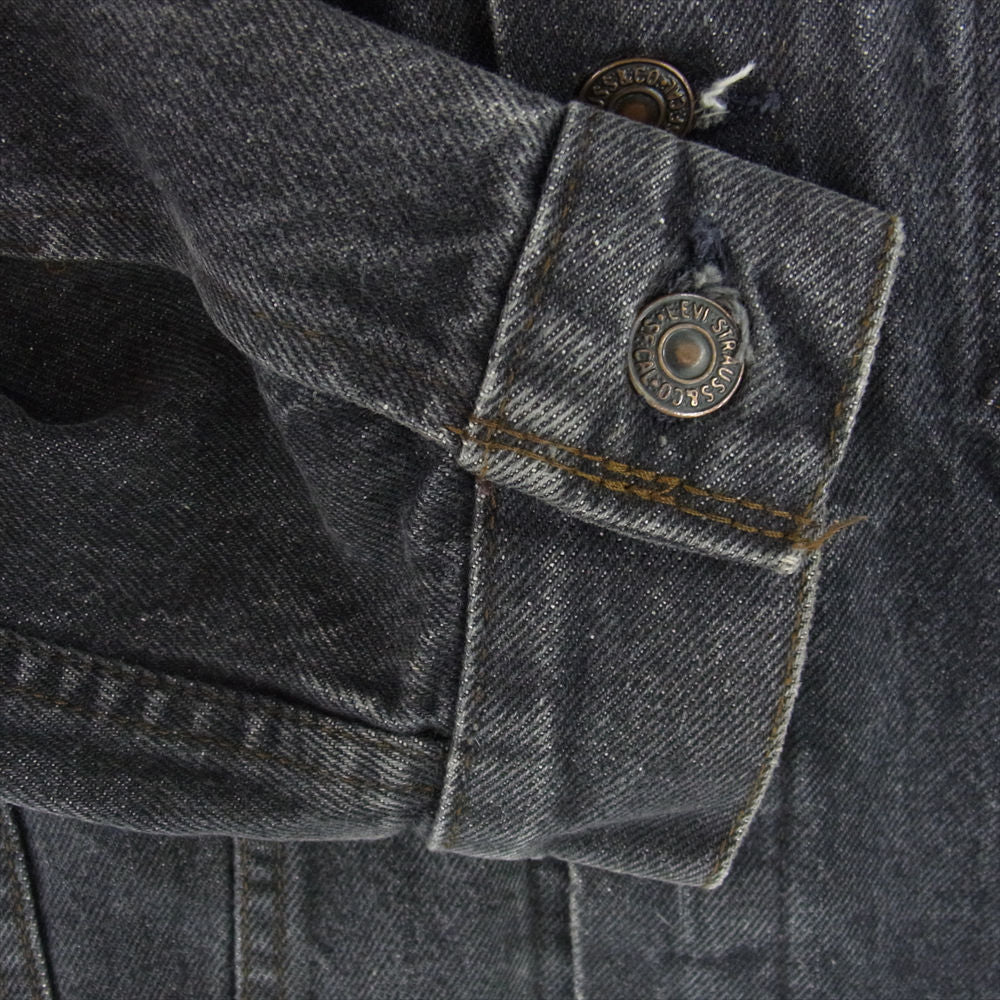 Levi's リーバイス 70506-0259 80s 先染め ブラック USA製 ヴィンテージ 38【中古】