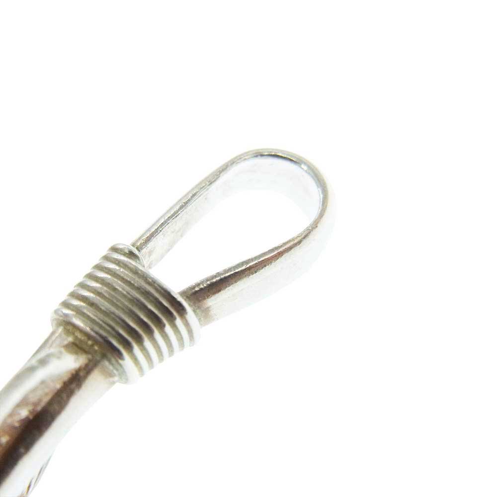 WINGROCK ウィングロック 先金 K18 特大 フェザー ネックレス ペンダントトップ シルバー系 ゴールド系【中古】