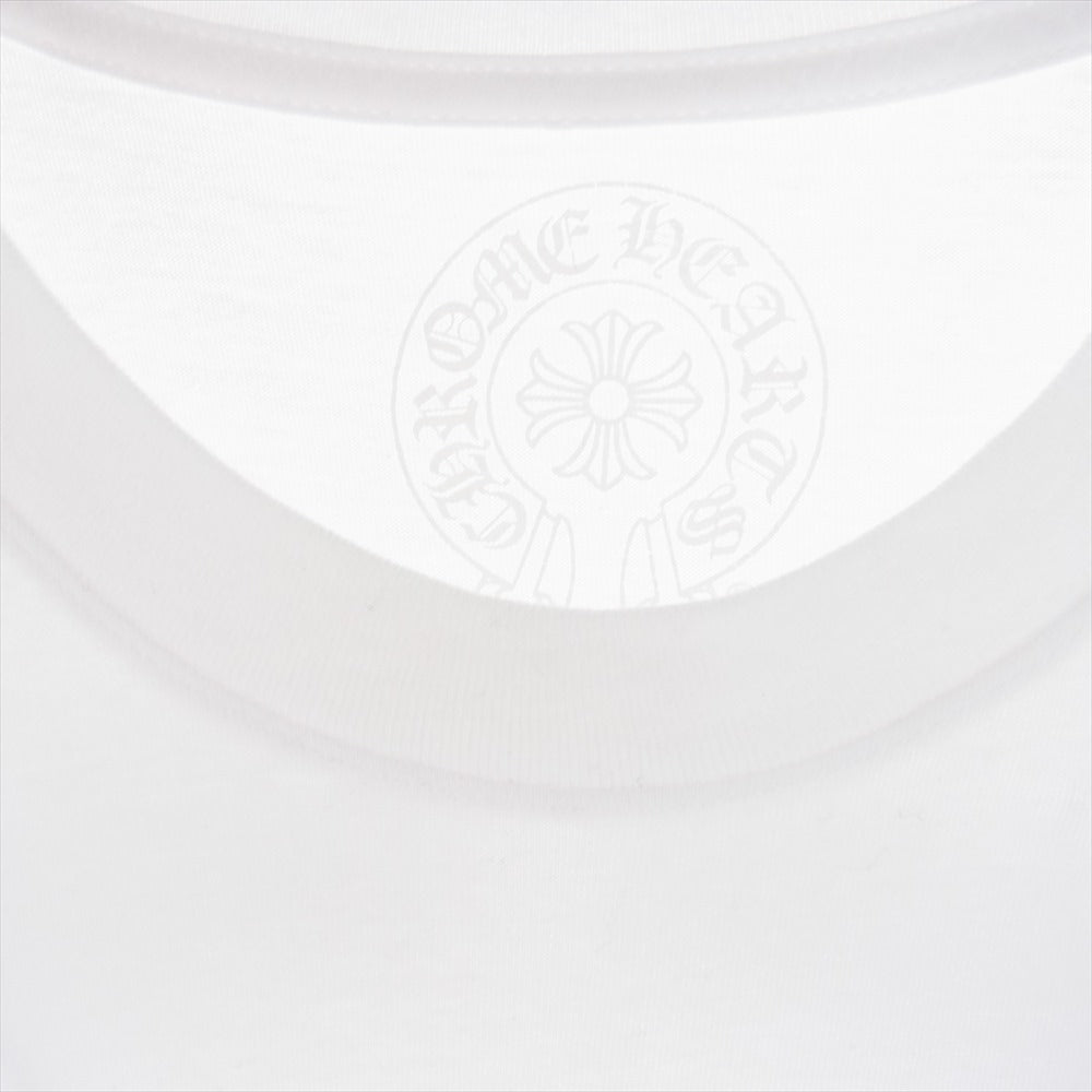 CHROME HEARTS クロムハーツ（原本無） マルチカラー セメタリークロス Tシャツ 半袖 ホワイト系 L【中古】