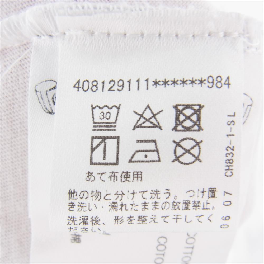 CHROME HEARTS クロムハーツ（原本無） マルチカラー セメタリークロス Tシャツ 半袖 ホワイト系 L【中古】