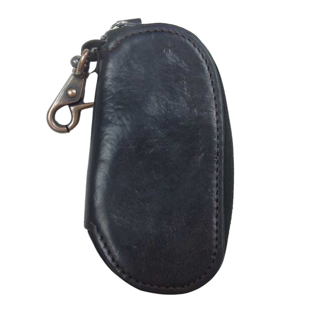 ISAMUKATAYAMA BACKLASH イサムカタヤマバックラッシュ 811-14 ITALY SHOULDER KEY CASE レザー キーケース ダークブラウン系【中古】