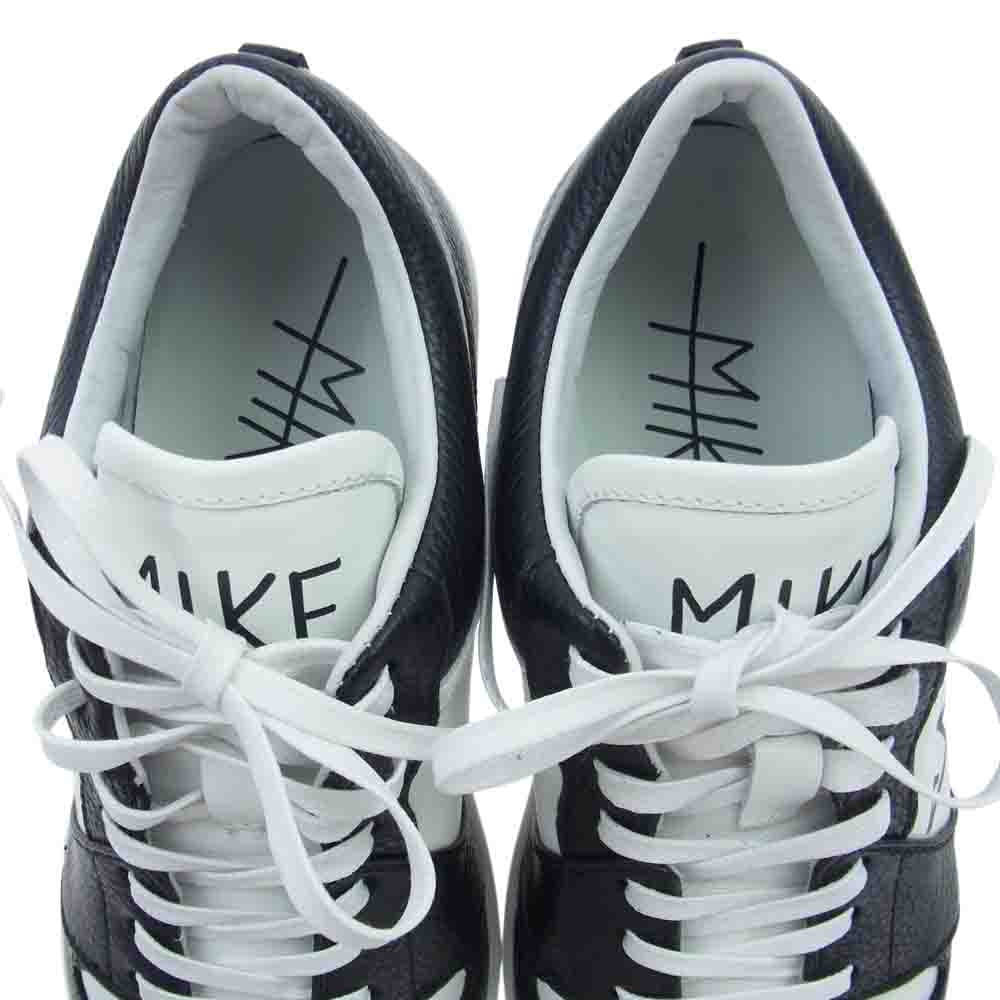 マイク MIKE01-BLACK WHITE010 DON'T DO IT sneaker blackv × white panda ローカット スニーカー ブラック系 ホワイト系 42【美品】【中古】