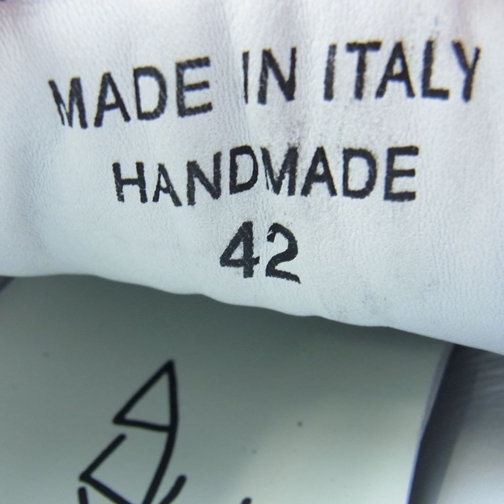 マイク MIKE01-BLACK WHITE010 DON'T DO IT sneaker blackv × white panda ローカット スニーカー ブラック系 ホワイト系 42【美品】【中古】