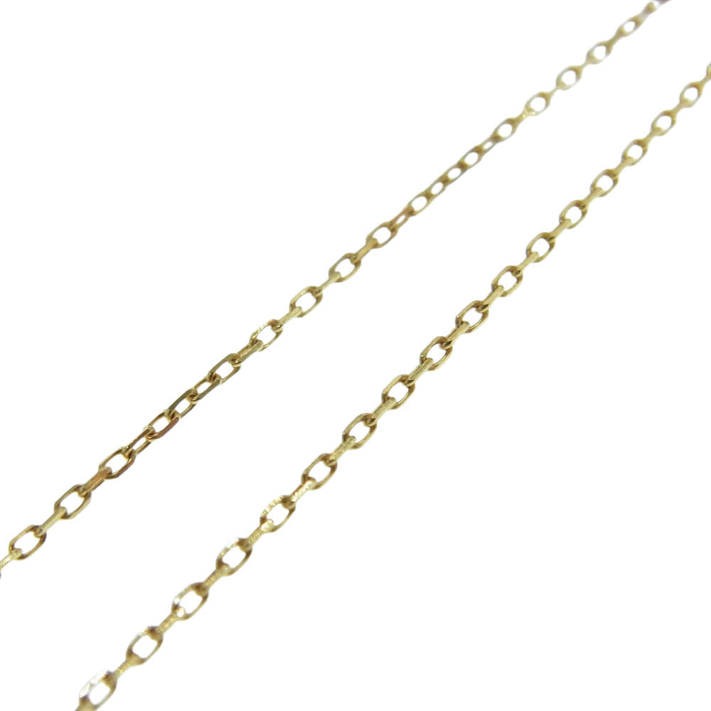 EYEFUNNY アイファニー 18KYG イエローゴールド 750 スマイル SSS ホワイトアイズ ダイヤ ネックレス 【中古】