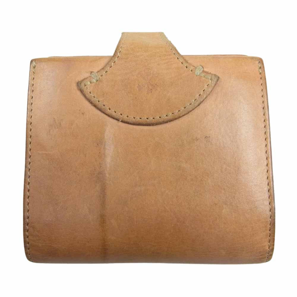 アーツアンドサイエンス JABARA SHORT WALLET ジャバラ ウォレット 二つ折り財布 ベージュ系【中古】