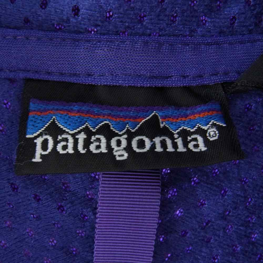 patagonia パタゴニア 25511 91年製 ベビーレトロカーディガン フリース ジャケット USA製 アメリカ製 パープル系 L【中古】