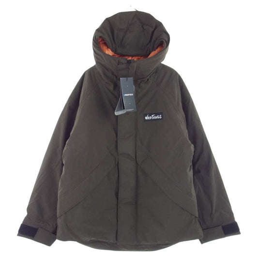 WILDTHINGS ワイルドシングス 22AW WT22463SK-EF EDIFICE別注 PERTEX DENALI JACKET ジャケット カーキ系 L【新古品】【未使用】【中古】