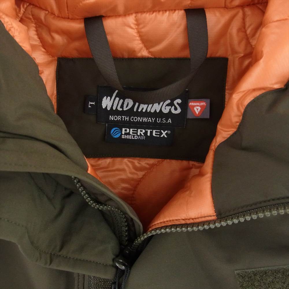 WILDTHINGS ワイルドシングス 22AW WT22463SK-EF EDIFICE別注 PERTEX DENALI JACKET ジャケット カーキ系 L【新古品】【未使用】【中古】