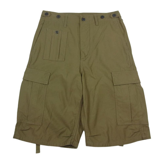 Nigel Cabourn ナイジェルケーボン 8044-00-51012 ARMY CARGO SHORT アーミー カーゴ ショーツ パンツ カーキ系 30【新古品】【未使用】【中古】