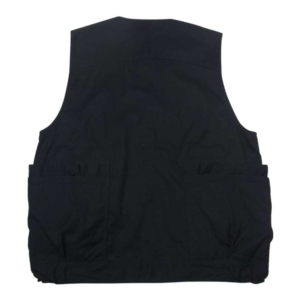 SASAFRAS ササフラス SF-221949 Overgrown Hiker Vest C/N Oxford オーバーグロウン ハイカー ベスト ブラック ブラック系 XL【極上美品】【中古】
