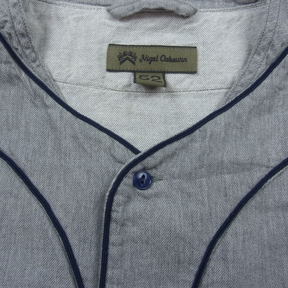 Nigel Cabourn ナイジェルケーボン 8046-00-11001 BASEBALL SHIRT S/