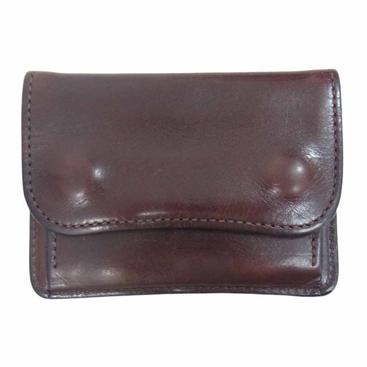 WILDSWANS ワイルドスワンズ TONGUE タング サドルプルアップ コインケース ブラウン系【中古】