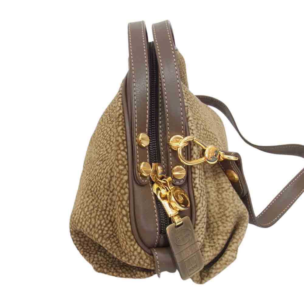 ボルボネーゼ 913910 620 2WAY ショルダー ハンドバッグ ブラウン系【中古】