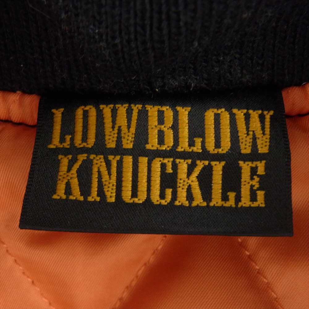 ローブローナックル 595404 × LOONEY TUNES ルーニー・テューンズ ロードランナー MA-1 フライト ジャケット ブラック系 XL【中古】