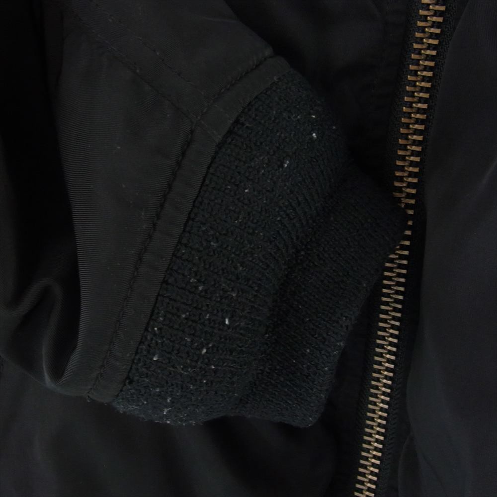 ローブローナックル 595404 × LOONEY TUNES ルーニー・テューンズ ロードランナー MA-1 フライト ジャケット ブラック系 XL【中古】