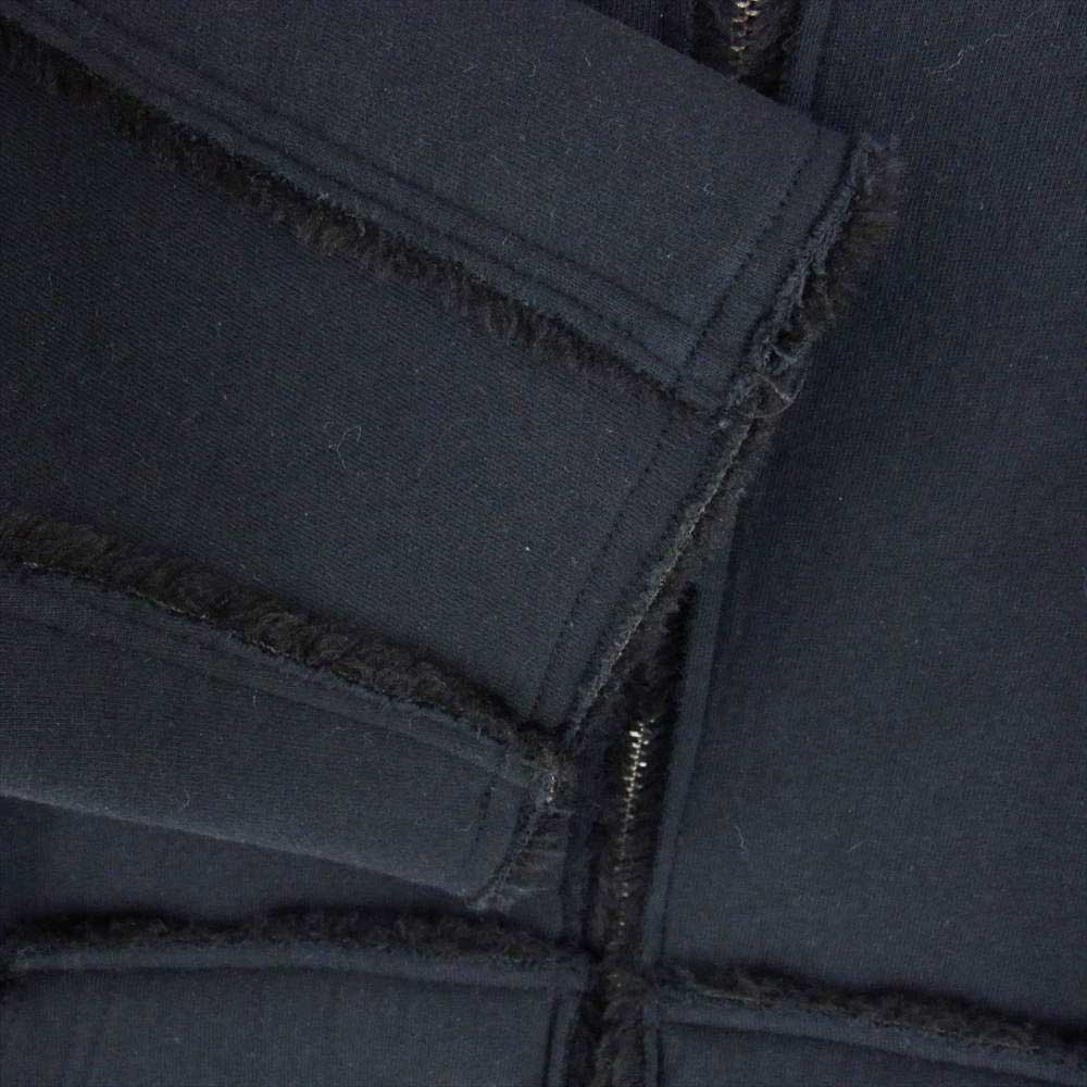 Supreme シュプリーム 21AW FAUX SHEARLING HOODED JACKET ファーフード ジップアップ ジャケット ブラック系 L【中古】