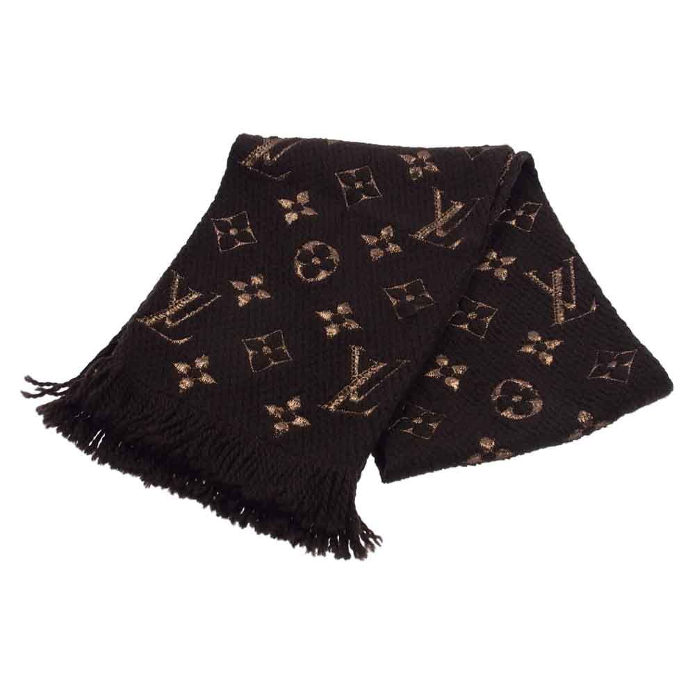 LOUIS VUITTON ルイ・ヴィトン M71383  エシャルプ ロゴマニア シャイン マロン ブラウン系【中古】