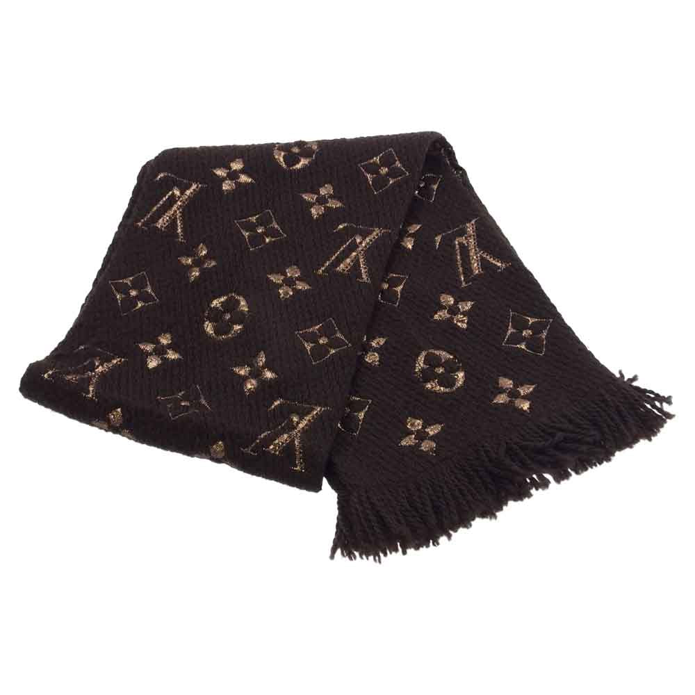 LOUIS VUITTON ルイ・ヴィトン M71383  エシャルプ ロゴマニア シャイン マロン ブラウン系【中古】