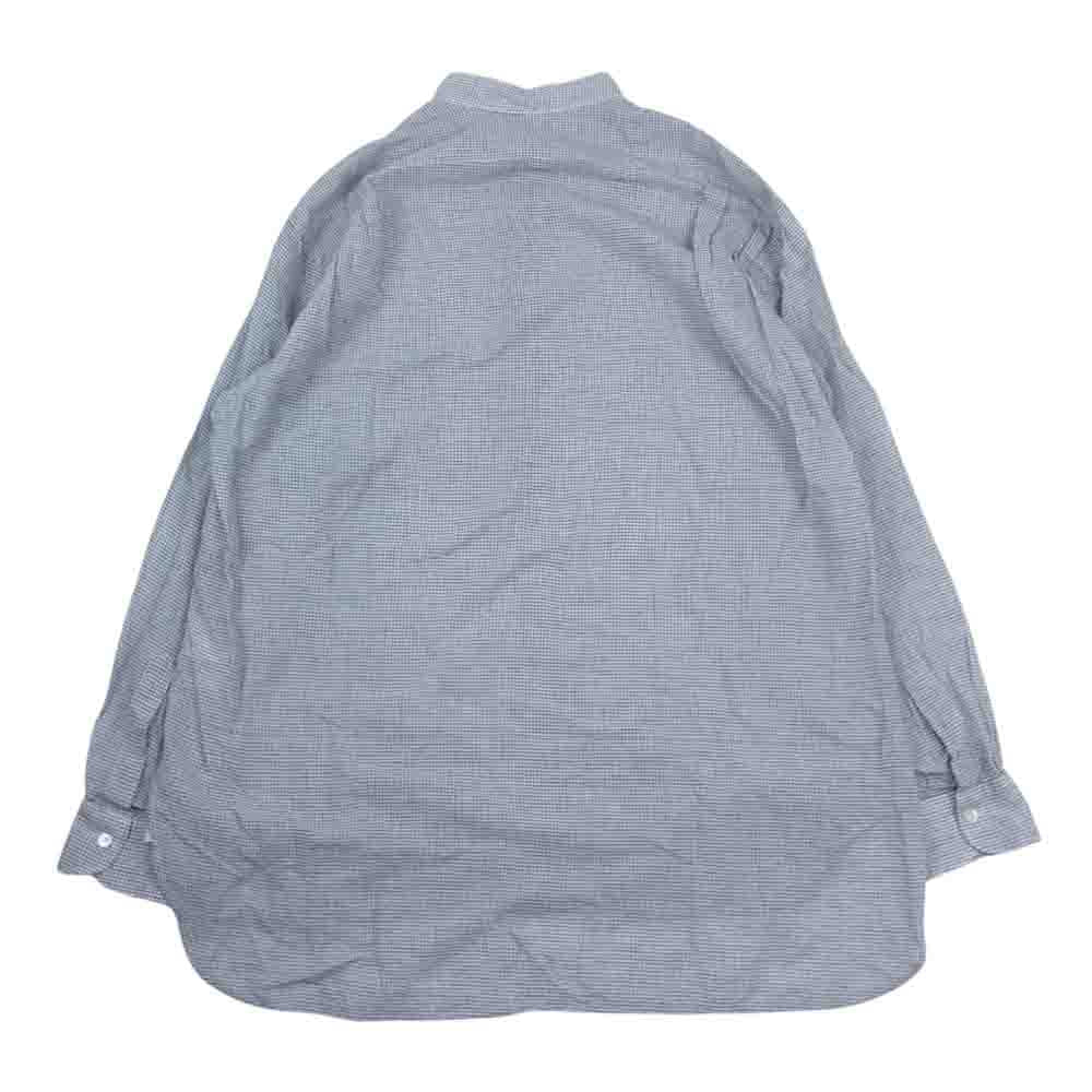 COMOLI コモリ 23SS X01-02012 KHADI コットン プルオーバー チェック