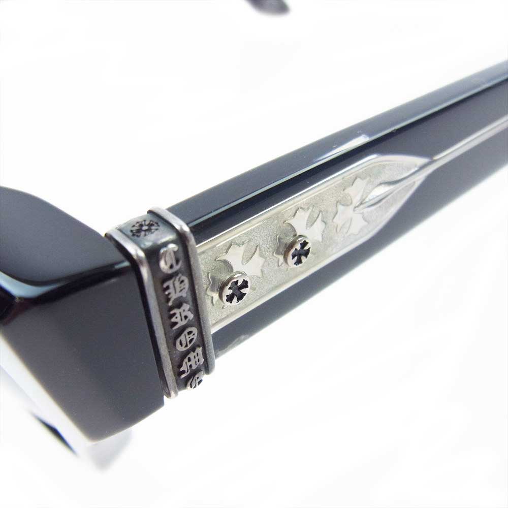 CHROME HEARTS クロムハーツ（原本無） 購入店スタンプ印字冊子付属 MIDIXATHRILL II サングラス アイウェア 眼鏡 ブラック系【中古】