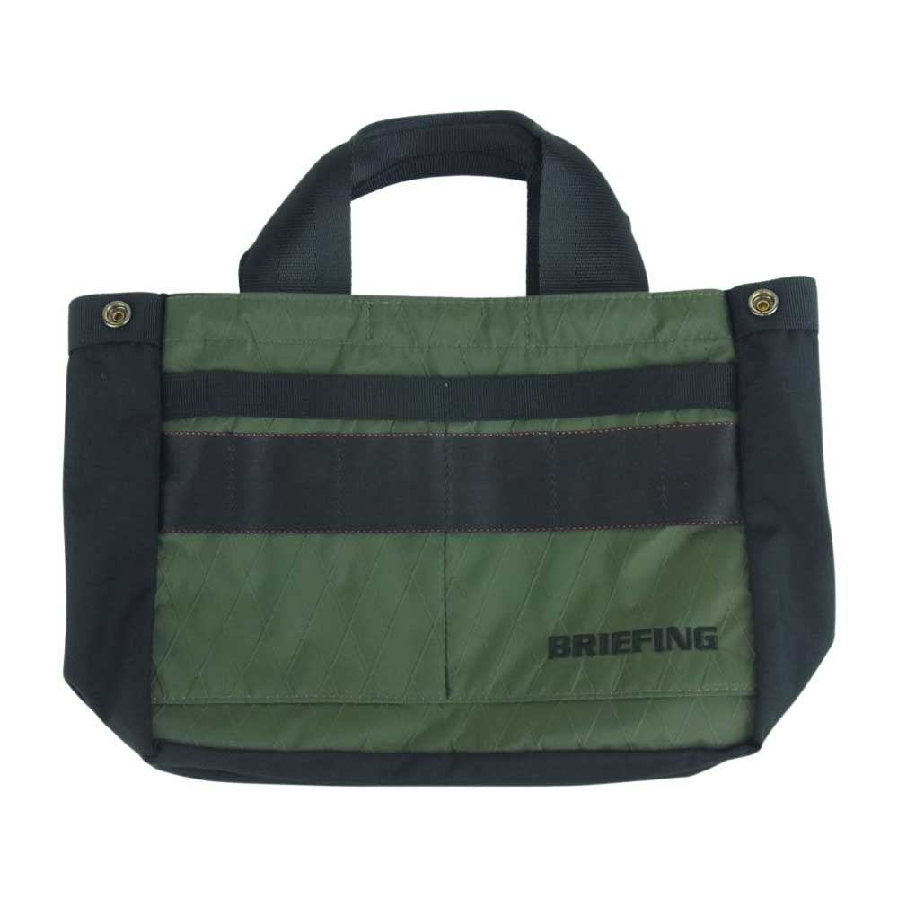 BRIEFING ブリーフィング BG1732402 CART TOTE カート トート バッグ カーキ系 ブラック系【極上美品】【中古】