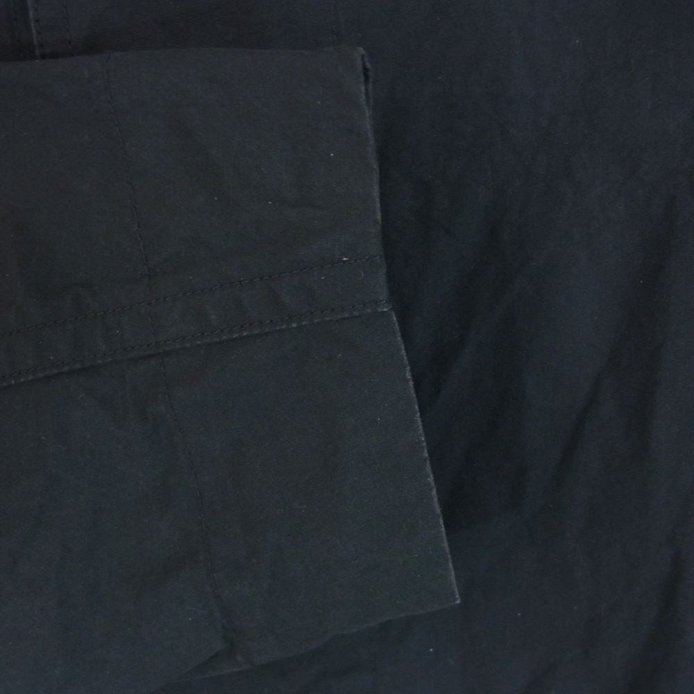 MARGARET HOWELL マーガレットハウエル 596-2110502 MHL. PROOFED COTTON POPLIN ステンカラー ロング コート ネイビー系 S【中古】