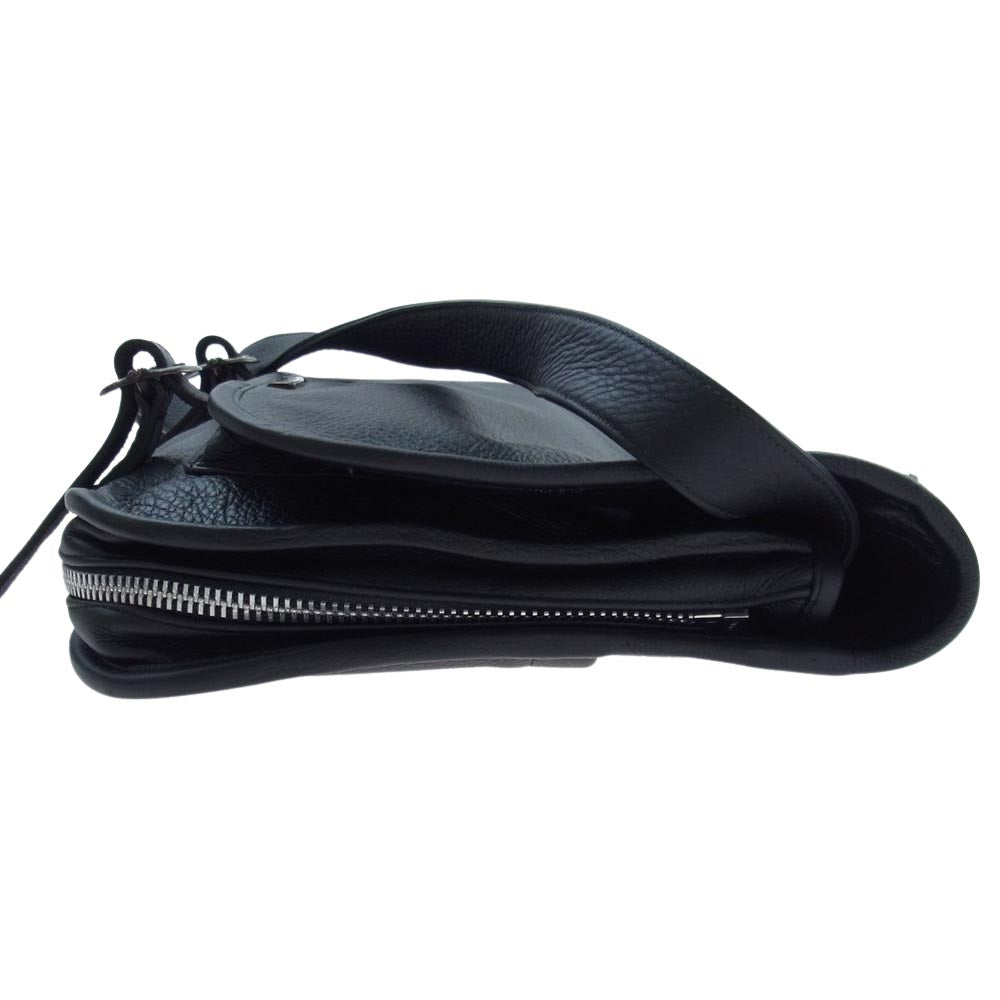 CHROME HEARTS クロムハーツ（原本無） SOFT SHOULDER BAG ソフトレザー ガンスリンガー ショルダー メッセンジャー バッグ ブラック系【中古】