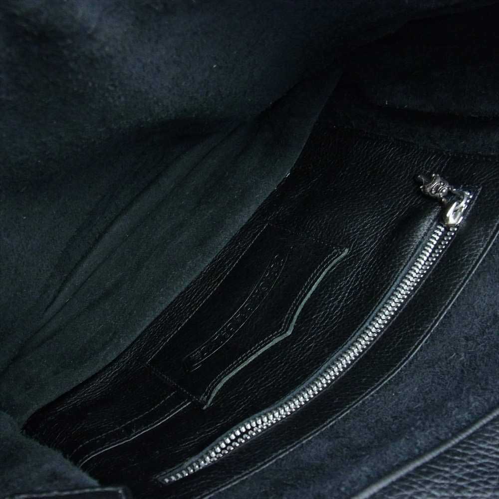 CHROME HEARTS クロムハーツ（原本無） SOFT SHOULDER BAG ソフトレザー ガンスリンガー ショルダー メッセンジャー バッグ ブラック系【中古】