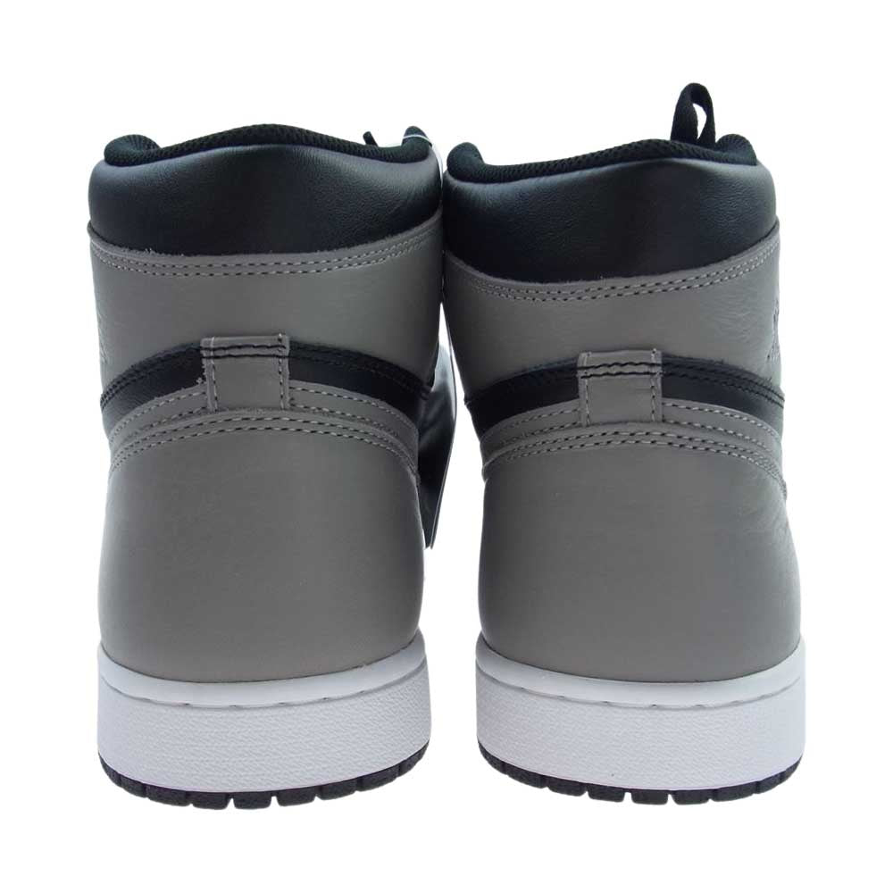 NIKE AIR JORDAN ナイキ ジョーダン 555088-013 1 RETRO 2018 HIGH OG SHADOW レトロ ハイ シャドウ スニーカー ブラック系 グレー系 28.5cm【新古品】【未使用】【中古】