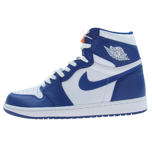 NIKE AIR JORDAN ナイキ ジョーダン 555088-127 1 RETRO HIGH OG STORM BLUE レトロ ハイ ストームブルー スニーカー ブルー系 ホワイト系 28.5cm【新古品】【未使用】【中古】