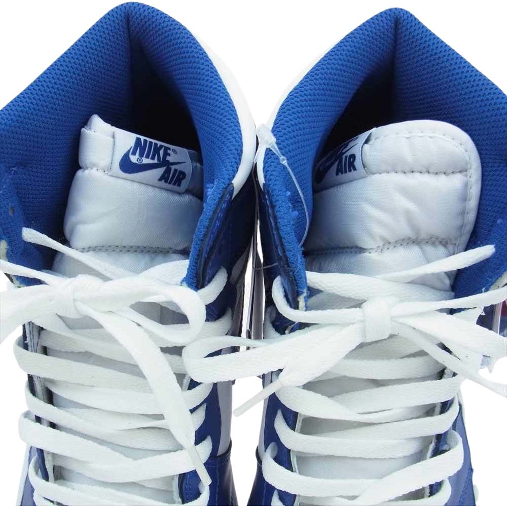 NIKE AIR JORDAN ナイキ ジョーダン 555088-127 1 RETRO HIGH OG STORM BLUE レトロ ハイ ストームブルー スニーカー ブルー系 ホワイト系 28.5cm【新古品】【未使用】【中古】