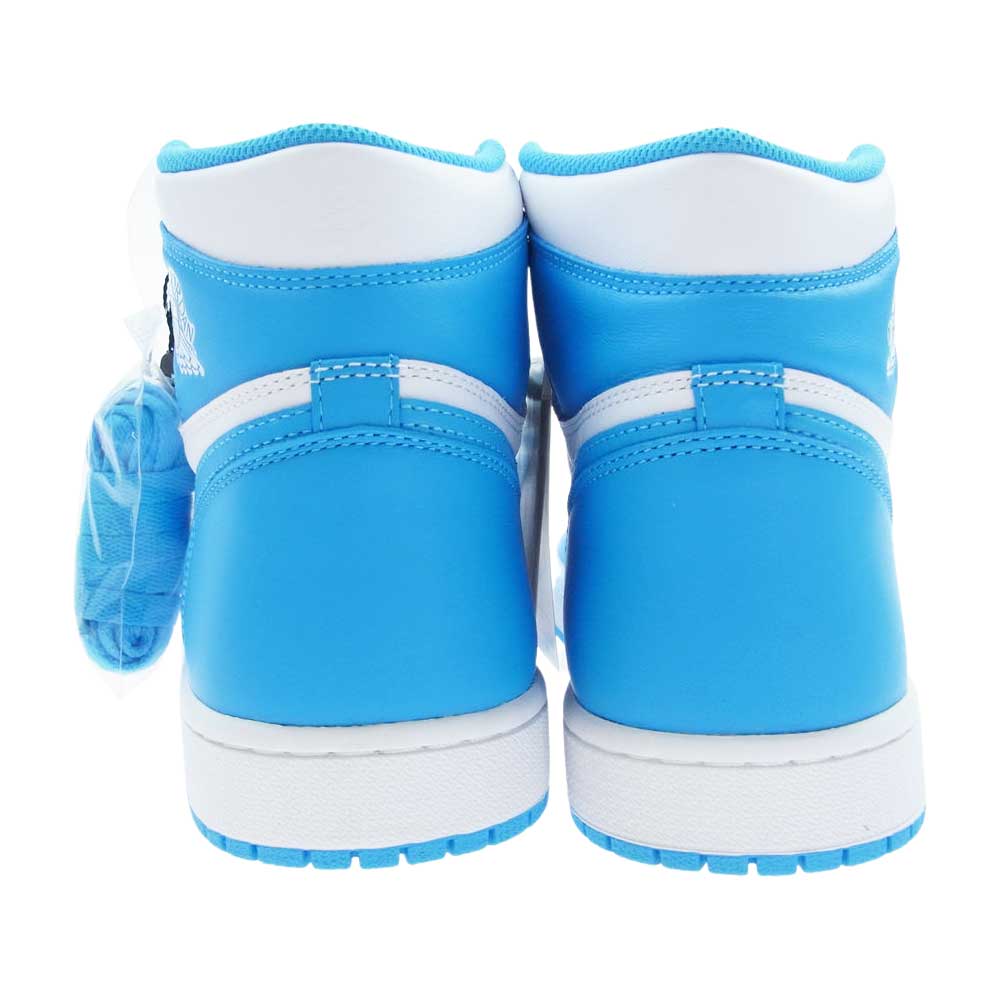 NIKE AIR JORDAN ナイキ ジョーダン 555088-117 1 RETRO HIGH OG UNC レトロ ハイ ノースカロライナ スニーカー ライトブルー系 ホワイト系 28.5cm【新古品】【未使用】【中古】