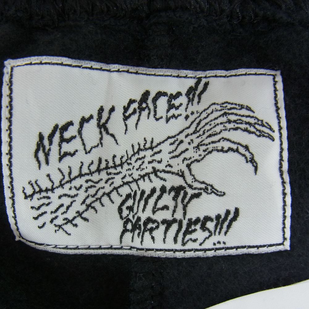 WACKO MARIA ワコマリア × NECKFACE SWEAT PANTS ネックフェイス スウェット パンツ ブラック系 M【美品】【中古】