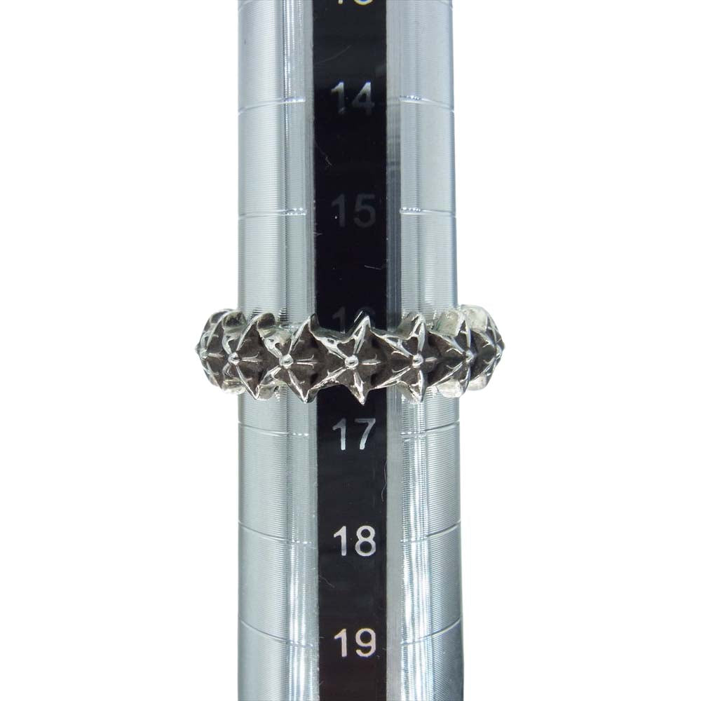 CHROME HEARTS クロムハーツ（原本無） TINY 5PT STAR BAND タイニー 5ポイント スター バンド シルバー リング シルバー系 16号【中古】