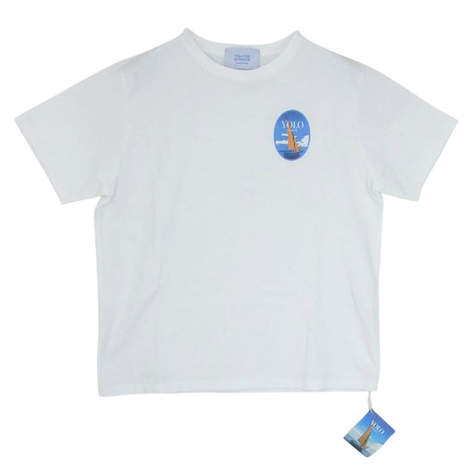 Ron Herman ロンハーマン 3310900524 YOLANDA EDWARDS YOLO JOUNAL プリント Tシャツ ホワイト系 サイズ表記無【新古品】【未使用】【中古】