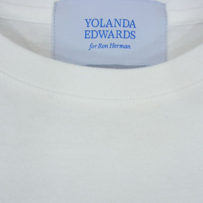 Ron Herman ロンハーマン 3310900524 YOLANDA EDWARDS YOLO JOUNAL プリント Tシャツ ホワイト系 サイズ表記無【新古品】【未使用】【中古】