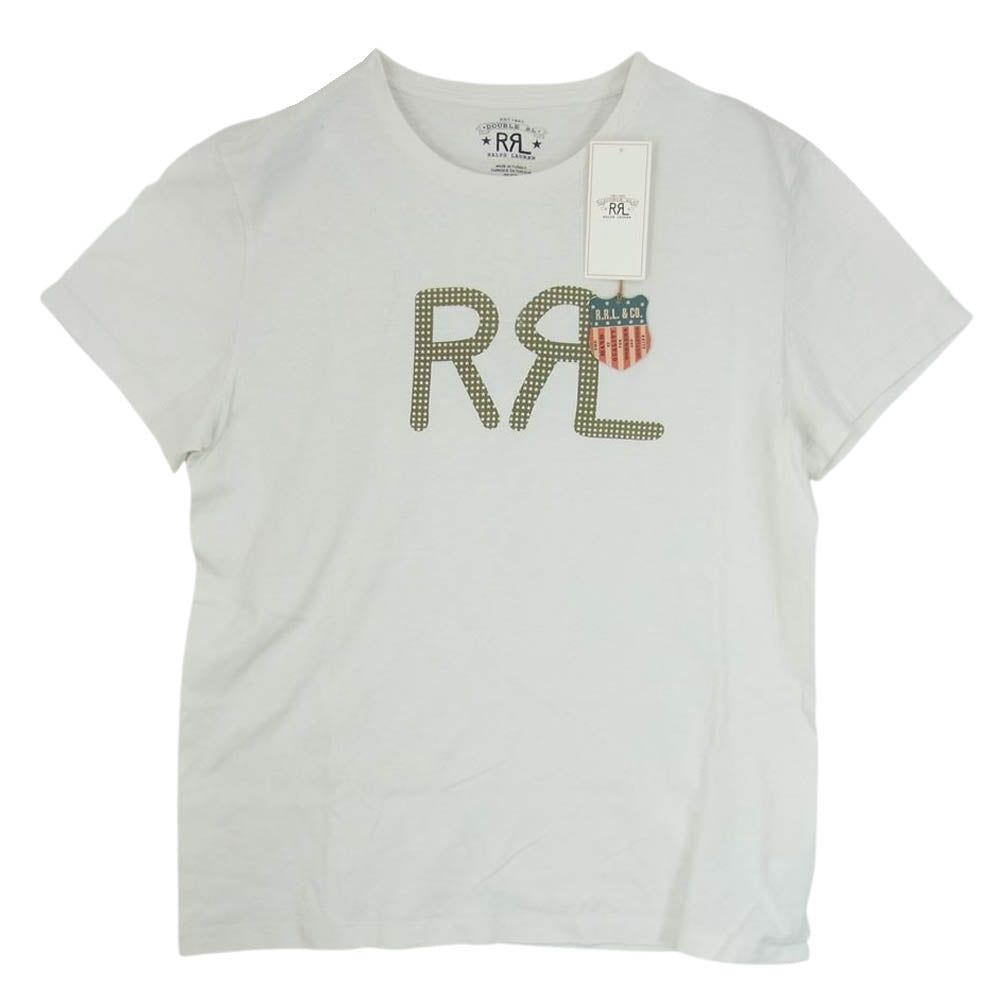 RRL ダブルアールエル MNRRTSH1N820069 Ron Herman ロンハーマン 別注 Logo Graphic S/S Tee スター ロゴ プリント Tシャツ オフホワイト系 M【新古品】【未使用】【中古】