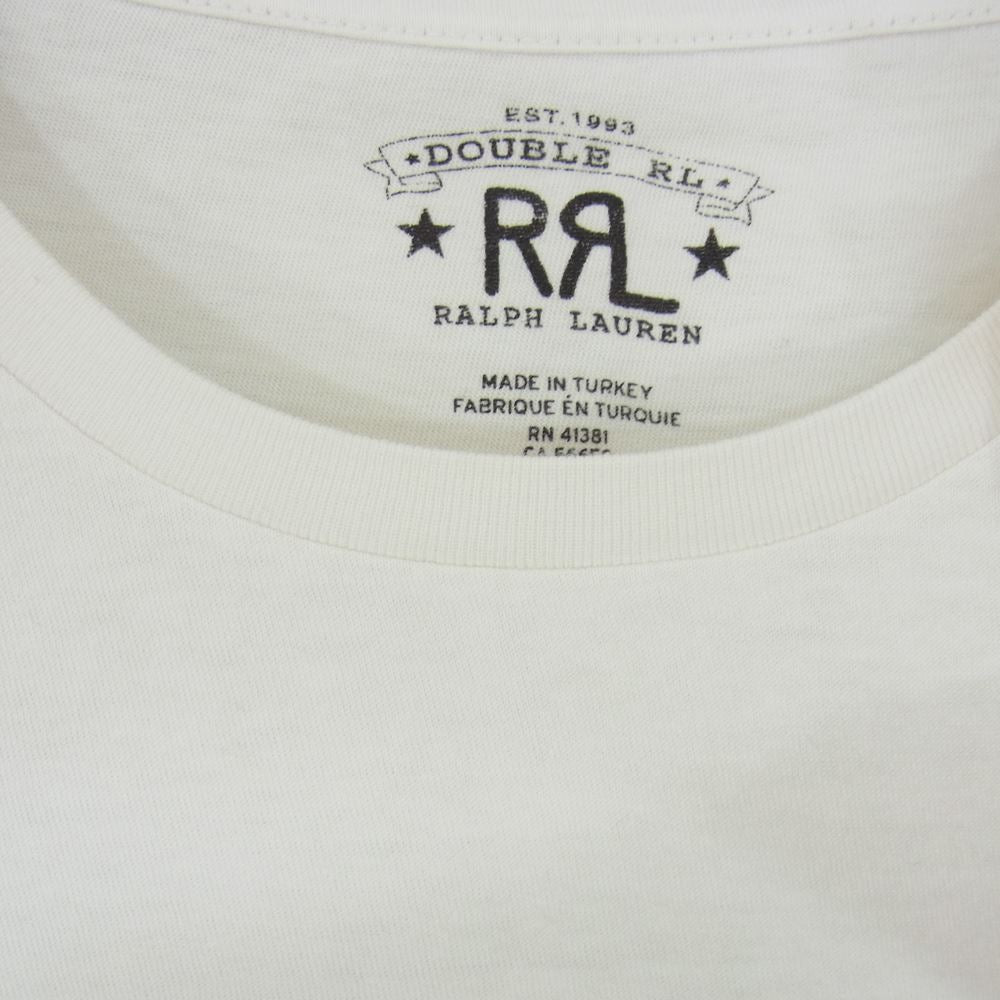 RRL ダブルアールエル MNRRTSH1N820069 Ron Herman ロンハーマン 別注 Logo Graphic S/S Tee スター ロゴ プリント Tシャツ オフホワイト系 M【新古品】【未使用】【中古】